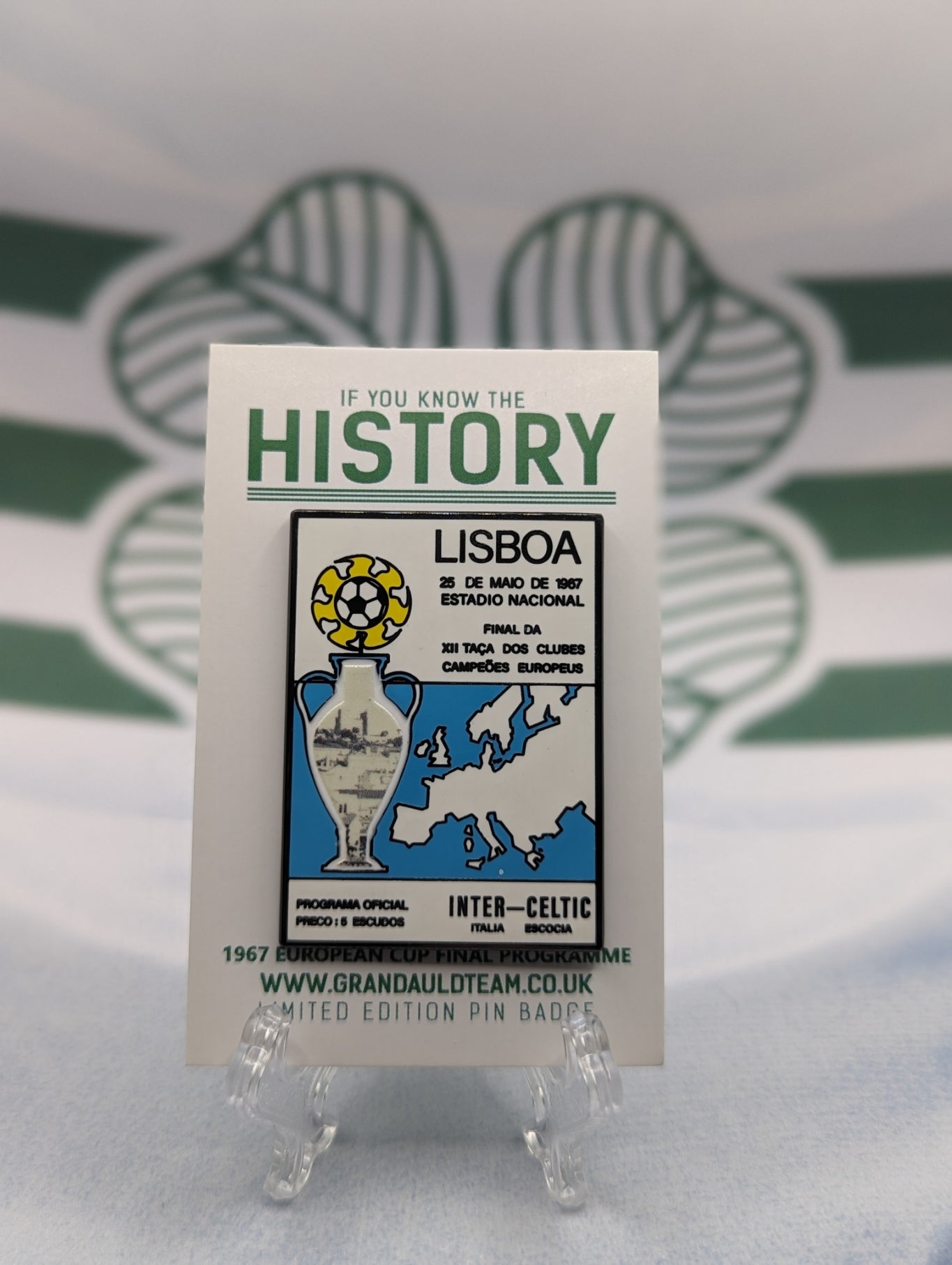 History 67 Matchday programme - Pin badge