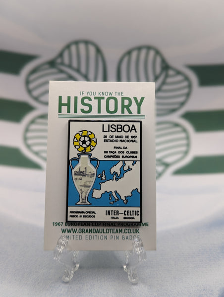 History 67 Matchday programme - Pin badge