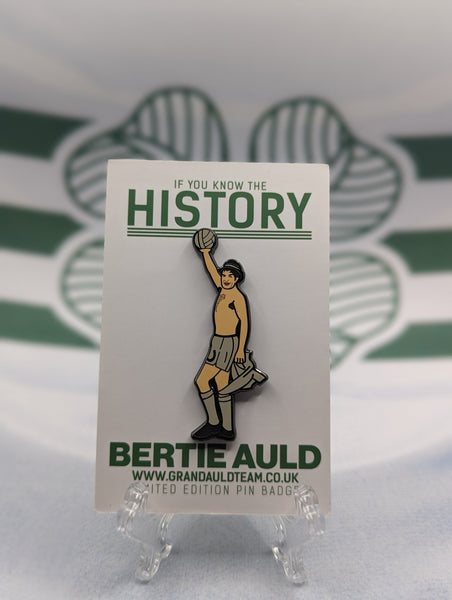 History Bertie Auld  - Pin badge