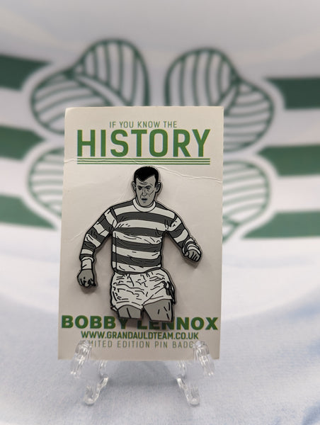 History Bobby Lennox - Pin badge