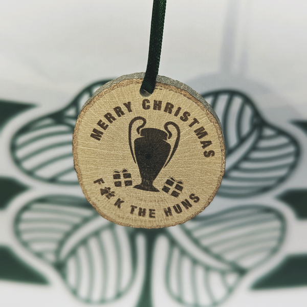 F%&K THE HUNS - Christmas bauble + free stickers