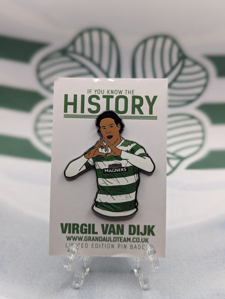 History Virgil van Dijk - Pin badge