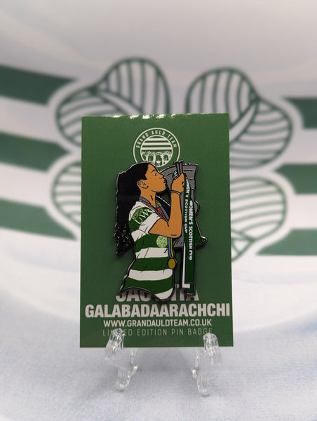 Jacynta Galabadaarachchi - Pin badge